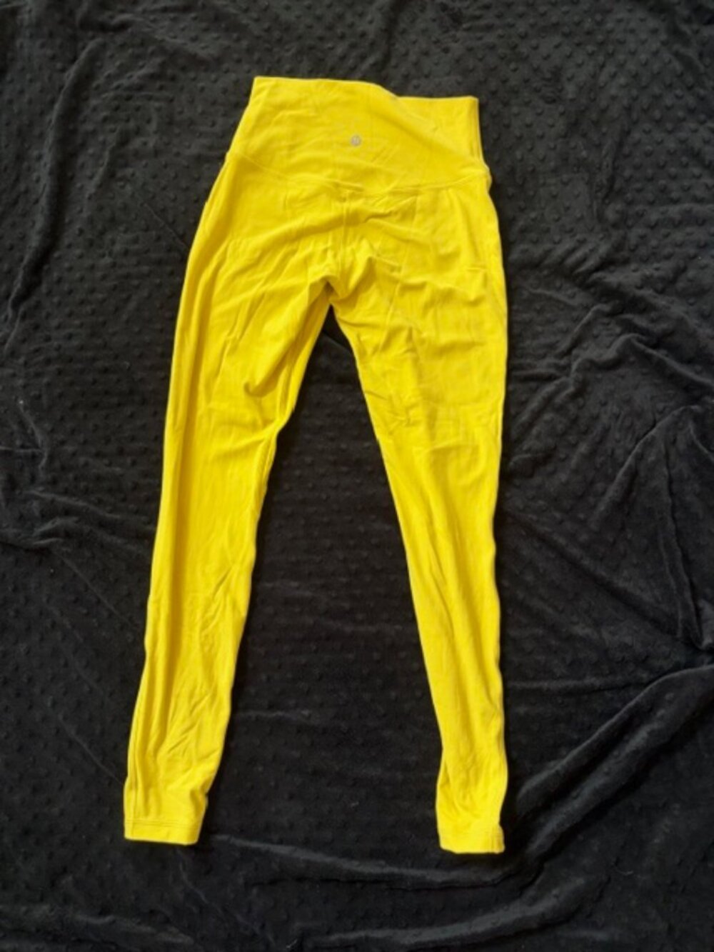 Lululemon Align High-Rise Leggings in Soleil (Bright Yellow) Size 6 - Picture 5 of 7